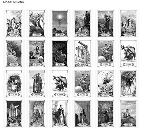 Victorian Tarot. Vintage Tarot Cards Deck. 80 cards + guidebook