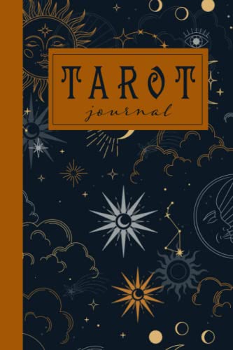 Tarot Journal: Tarot Card Journal for Interpreting Readings, Navy Blue Reading Log, Size 6"X9", 100 Pages