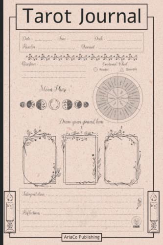 Tarot Journal: Tarot Tracker and Notebook for Writing & Reading Cards from Deck | Ideal Gift for Modern Witch | Tarot Planner