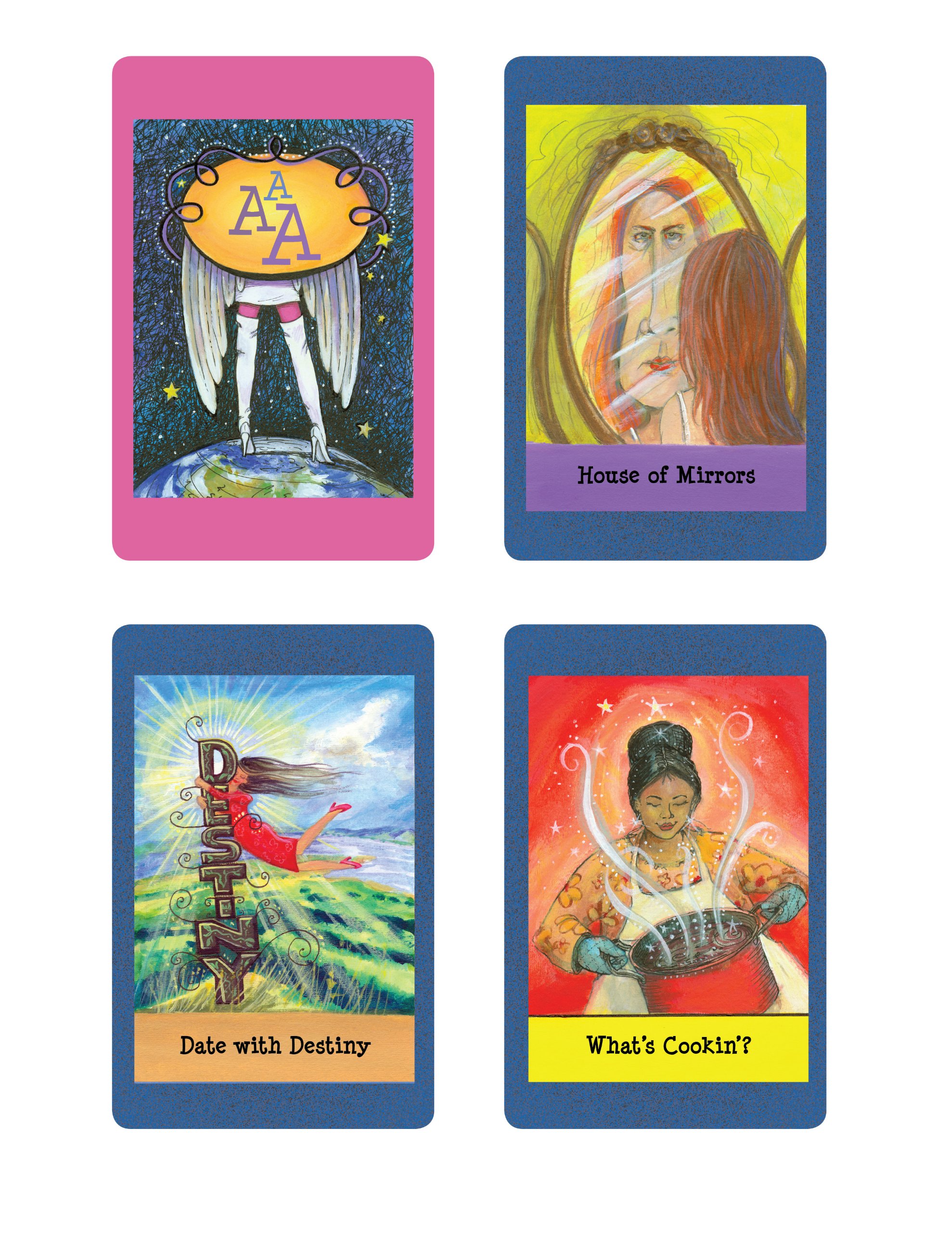 Audacious Action Angels Oracle (with cards)