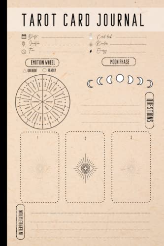 Tarot Card Journal: Tarot Tracker | Tarot Reading | Notebook | Reading for Meaning | Track Daily Readings