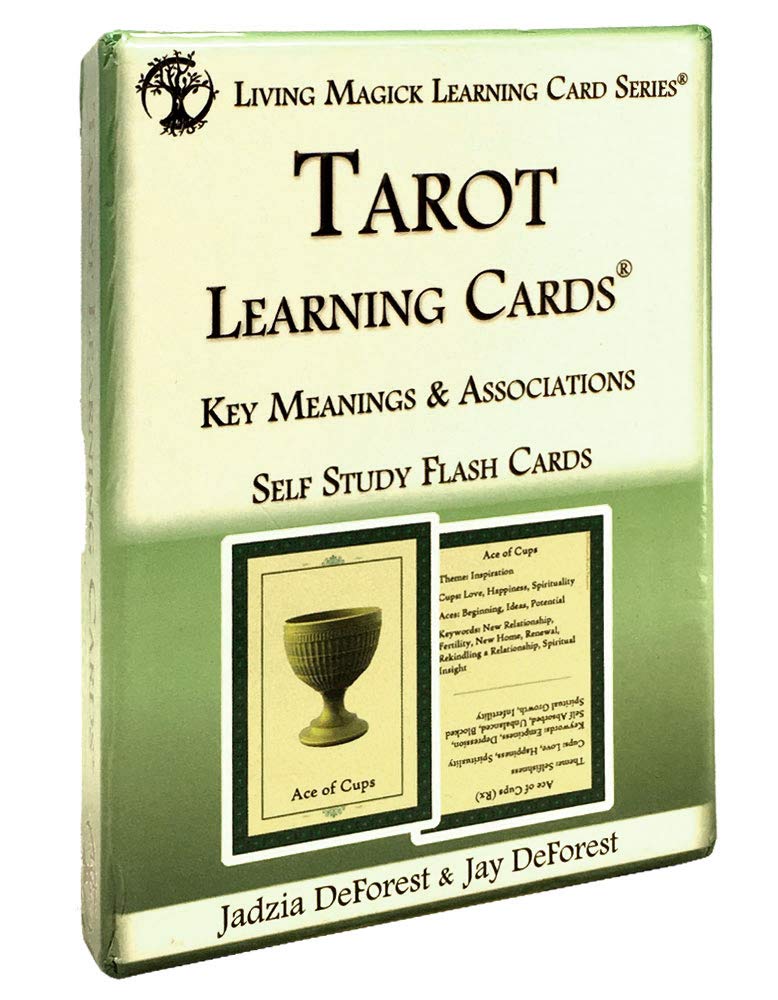 Tarot Learning Cards ~ 2nd Edition - Living Magick (Living Magick Learning Cards) by Jadzia DeForest & Jay DeForest (2013-11-06)