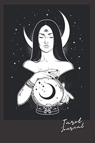 Tarot Journal: Tarot Cards Reading Journal Notebook to Track Daily Readings, Meaning, and Interpretation (3 Card Spread) | Pagan Wiccan Mystical Tarot ... Style Woman Art Design (Premium Cream Paper)