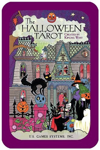 By Kipling West Halloween Tarot in Tin [Paperback]